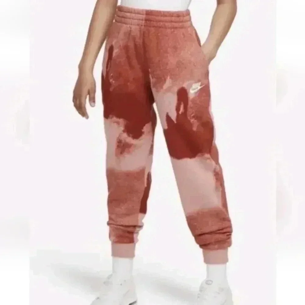 Nike Boys YOUTH Sportswear Club Fleece Jogger Pants SPRAY PAINT Extra Small NWT